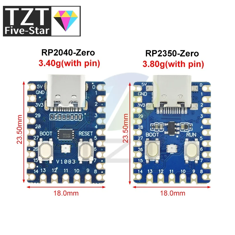 RP2040-Zero RP2350-Zero PICO Entwicklungsboard Typ-C-Schnittstelle – Bild 2
