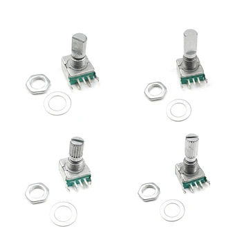 EC11 360-Grad-Drehgeber 5-Pin rechtwinklig seitlich montierbar mit Drucktastenschalter