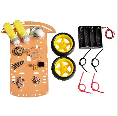 Motor Intelligente Roboter Auto Chassis Kit Speed Encoder Batterie Box – Bild 2
