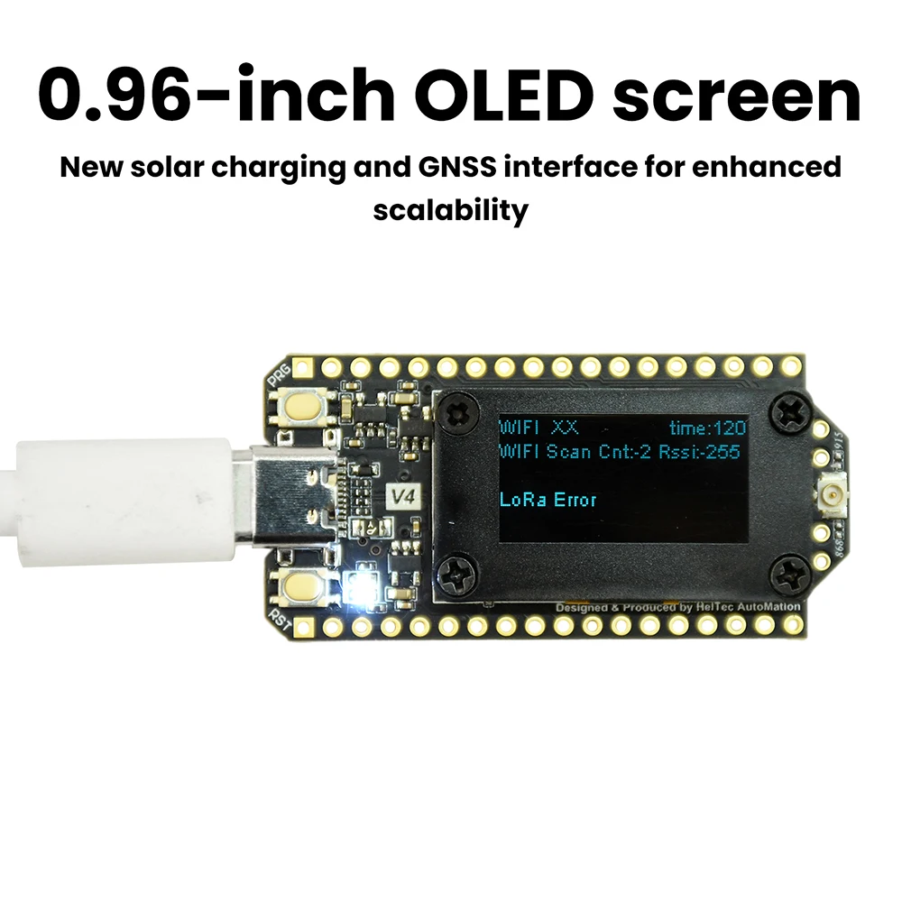 WiFi LoRa 32 V4 ESP32 Bluetooth WiFi Entwicklungsboard, 0,96-Zoll – Bild 6