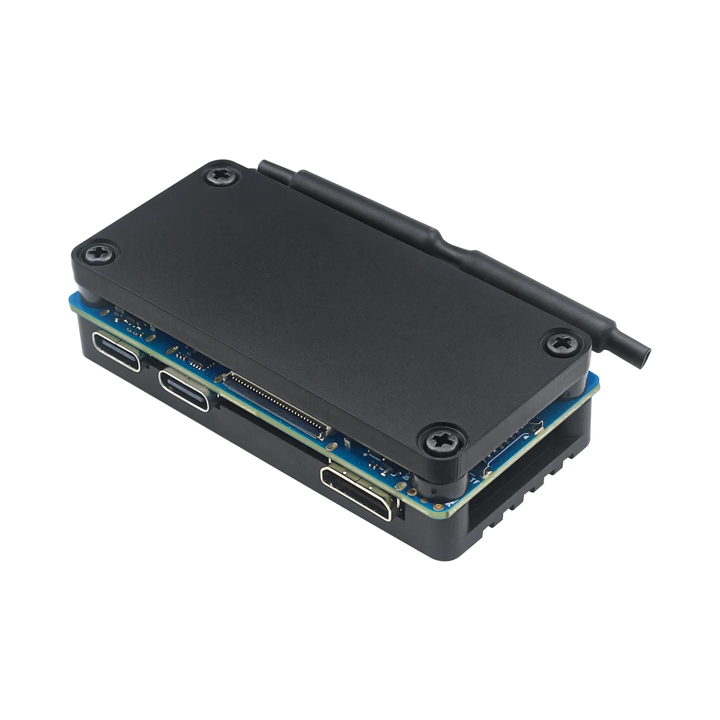 Orange Pi Zero 3W Gehäuse Vollaluminium / Aluminium-Acryl-Schutzhülle – Bild 5