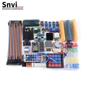 Snvi ESP32 Entwicklungsboard Starter-Kit ESP-32S WiFi Bluetooth IoT Lernset DIY-Projekte Basis-Starter-Kit