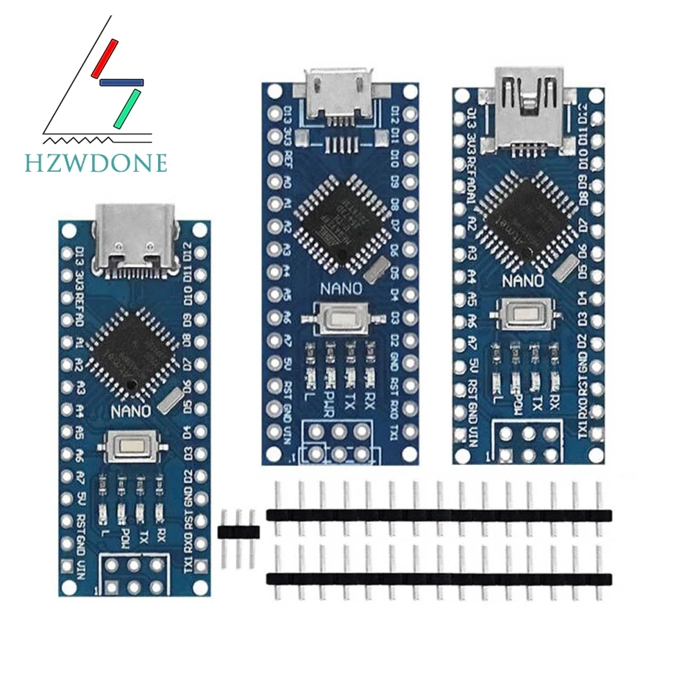 Förderung für Arduino Nano 3.0 Atmega328 Controller kompatibles Board HZWDONE Modul PCB Development Board