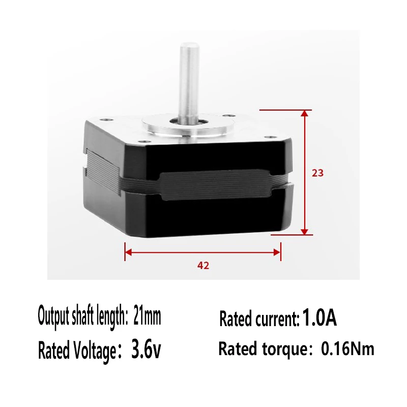 NEMA17 Schrittmotor 1A/1,7A 42 Motor Bipolarer Schrittmotor für DIY CNC 3D-Drucker mit Kabel