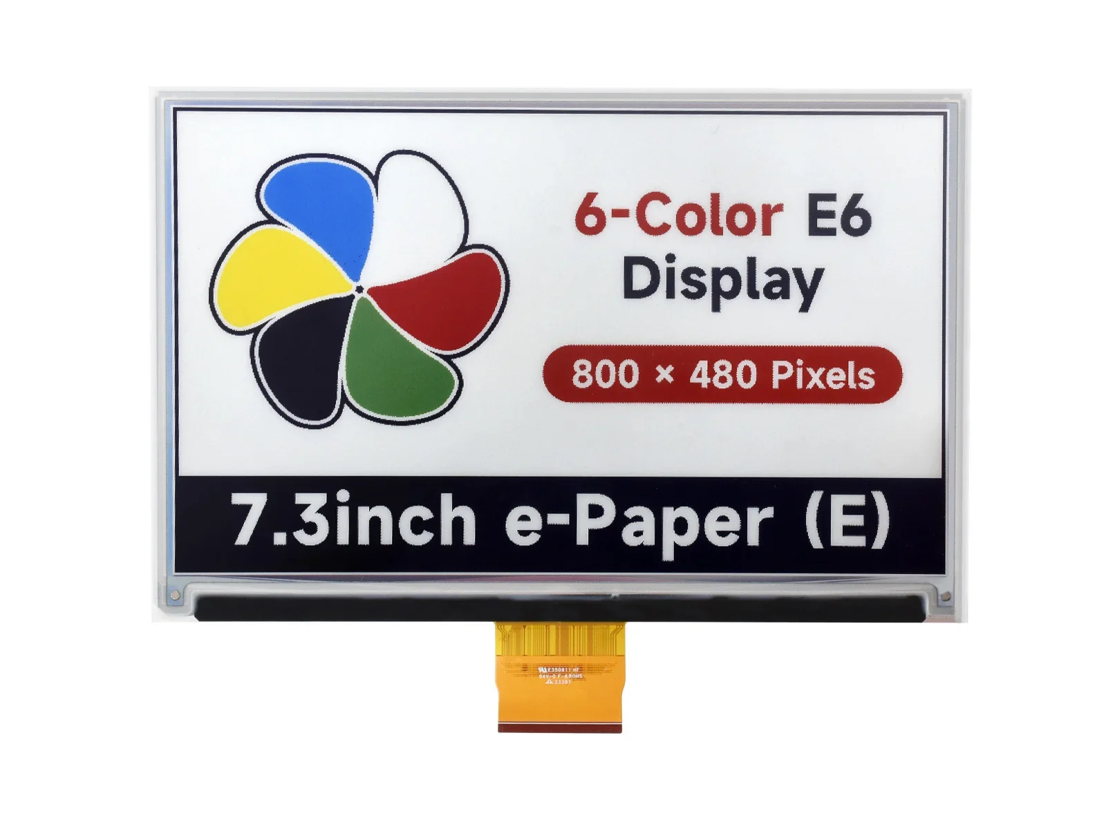 7,3 Zoll 6-Farben E-Paper 800×480 Waveshare ​ E-Ink-Display – Bild 2