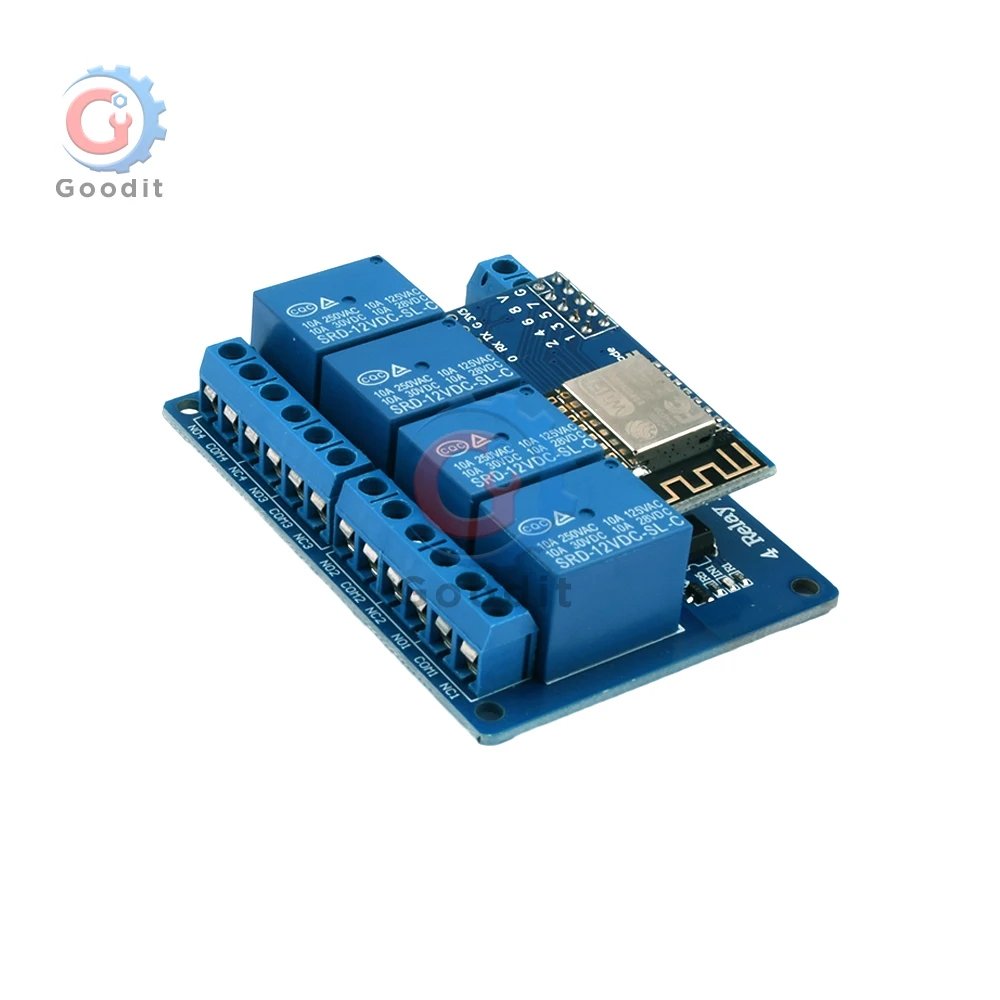 DC 5V 12V 4/8 Kanal Relaismodul High Low-Level-Trigger – Bild 4