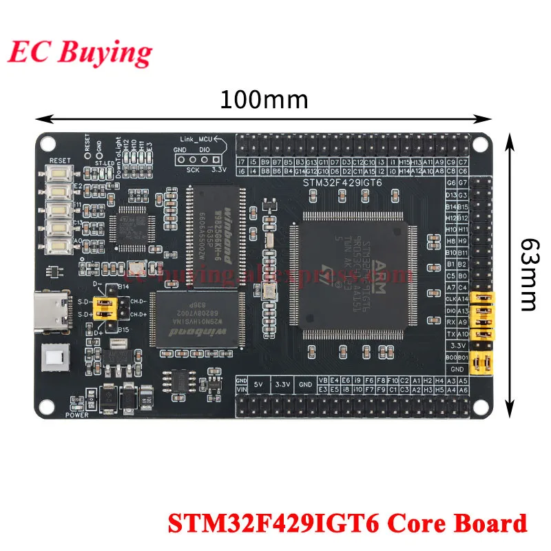 STM32F429IGT6 Core-Entwicklungsboard-Chip STM32-System-Lernmodul – Bild 5