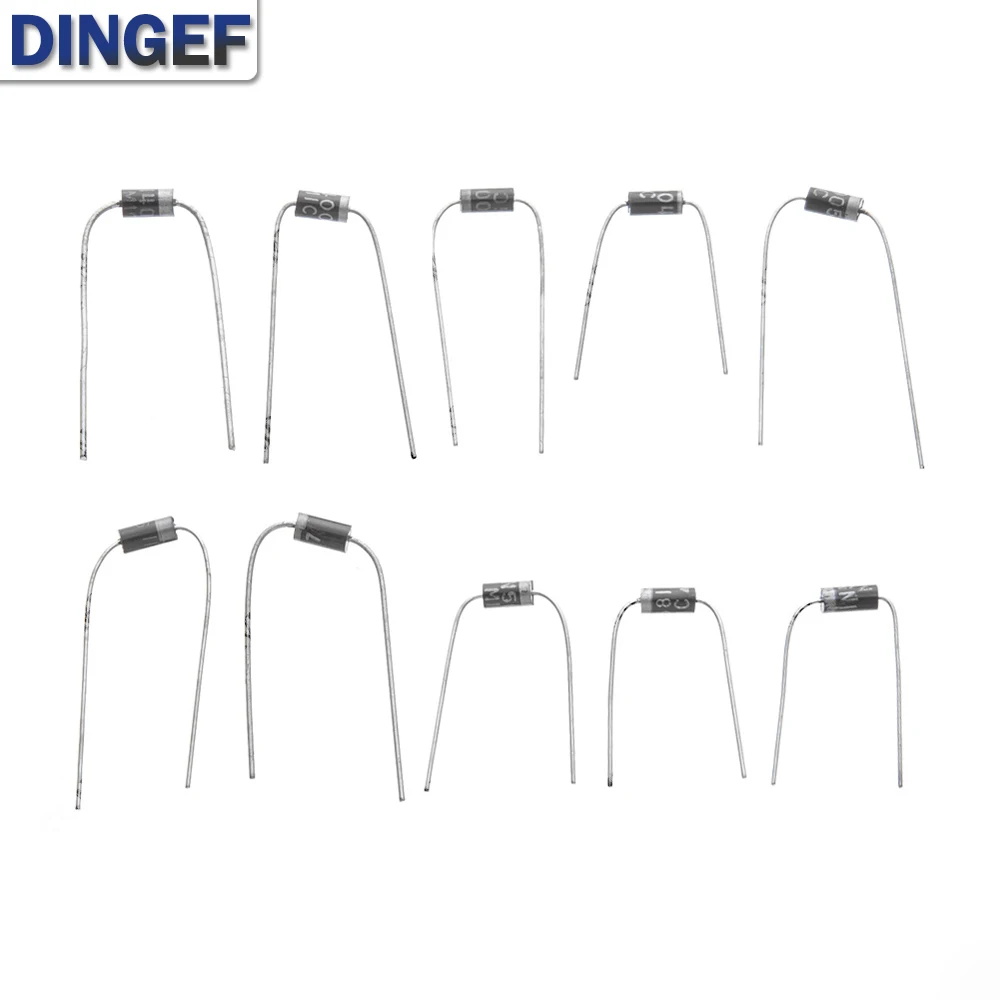 10 Werte Gleichrichterdioden-Sortiment-Set 1N4001 1N4002 (100 Stück) – Bild 6