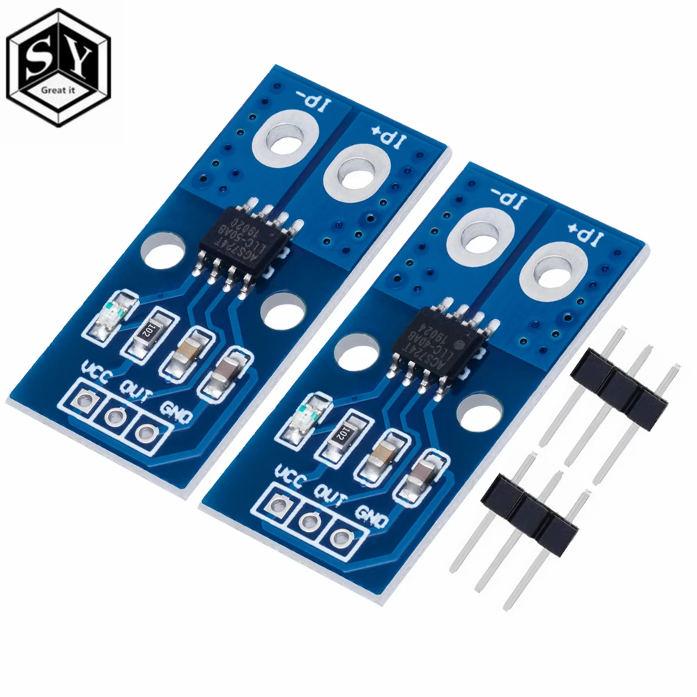 ACS712 / ACS724 5A/20A/30A ACS724TLLCR Hall-Stromsensor-Modul – Bild 6