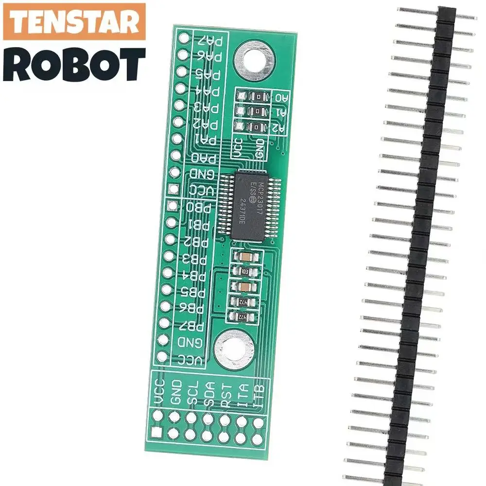 MCP23017 16bit I/O Expansion Board Modul Pin PCB IIC I2C Schnittstelle – Bild 2