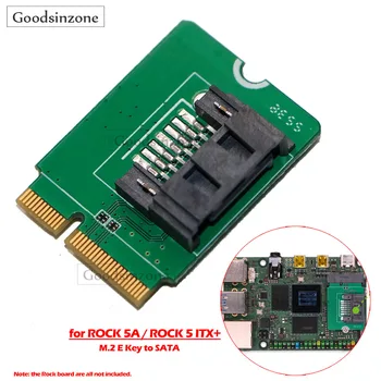 Radxa M.2 E Key auf SATA Breakout Board - Speichererweiterungsadapter für ROCK 5A / ROCK 5 ITX+