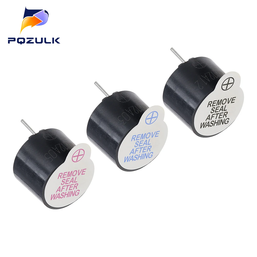 12095 aktiver Summer-Alarm 3 V 5 V 12 x 9,5 mm Sounder-Lautsprecher-Summer (10 Stück)