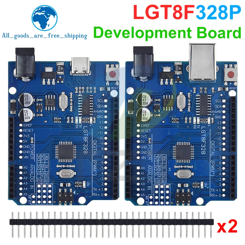 TZT 1/3 Stück LGT8F328P TZTUNO R3 CH340G Entwicklungsboard 16Mhz für Arduino UNOR3 Ersatz ATmega328P