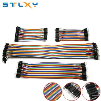 40PIN 10CM 20CM 30CM Dupont Linie Stecker auf Stecker + Buchse auf Stecker und Buchse auf Buchse Jumper Dupont