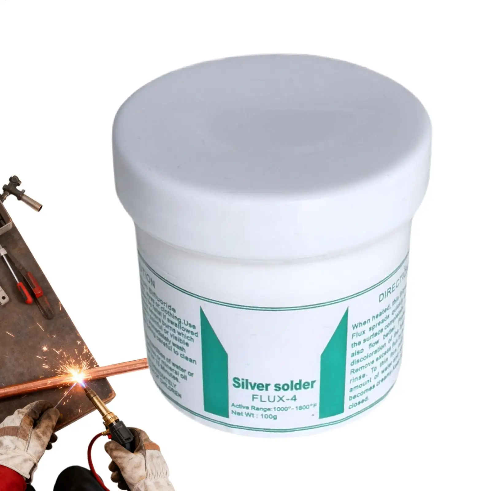 Lötfett 100g Lötpaste Silber-Messing-Lötpulver zum Schweißen – Bild 4