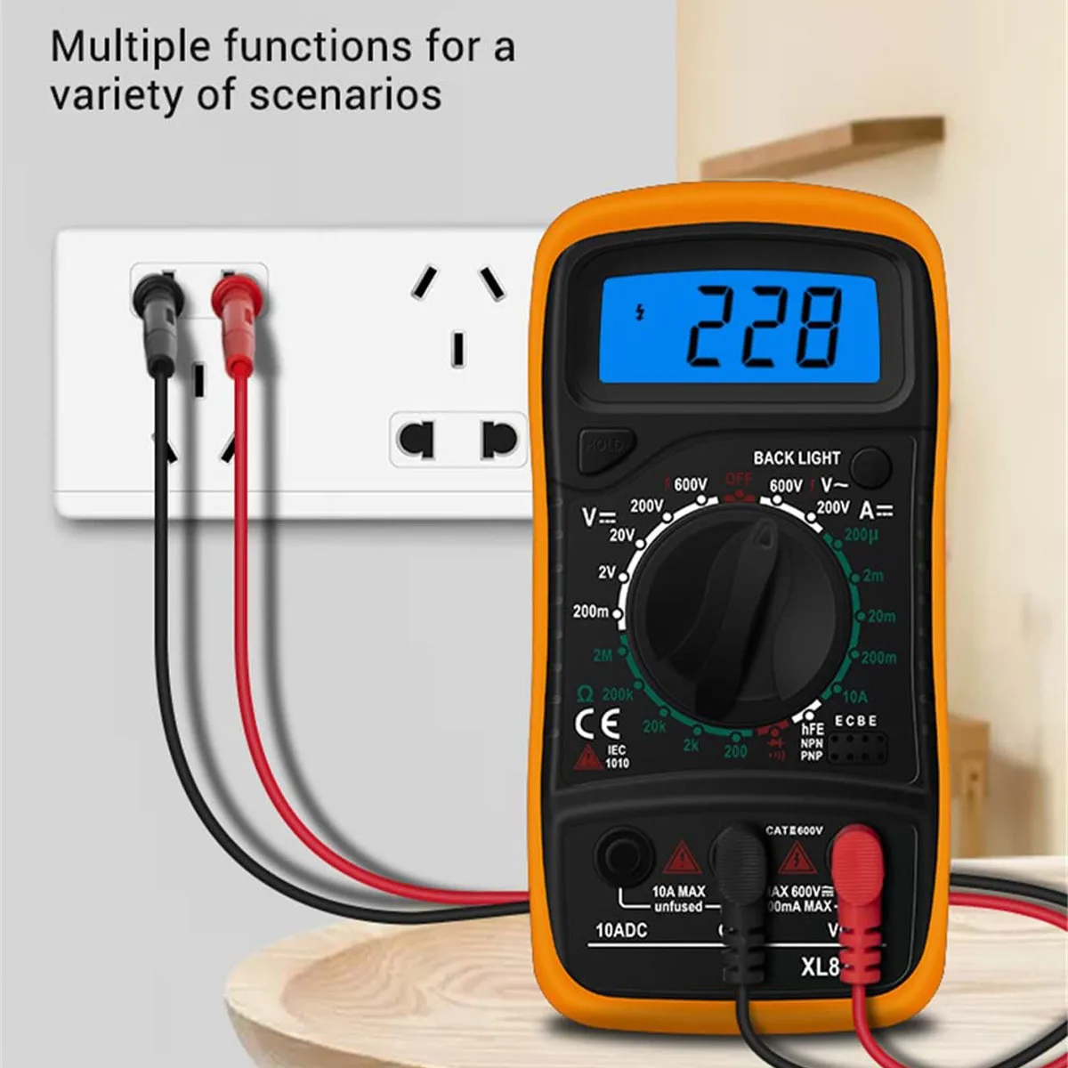 Digitales Multimeter, tragbares, hochpräzises – Bild 2