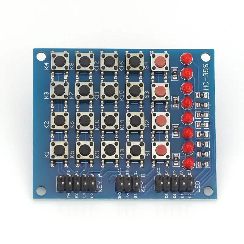 4X4 Matrix Tastatur Für Arduino Array Modul 16 Tasten Drucktasten – Bild 4