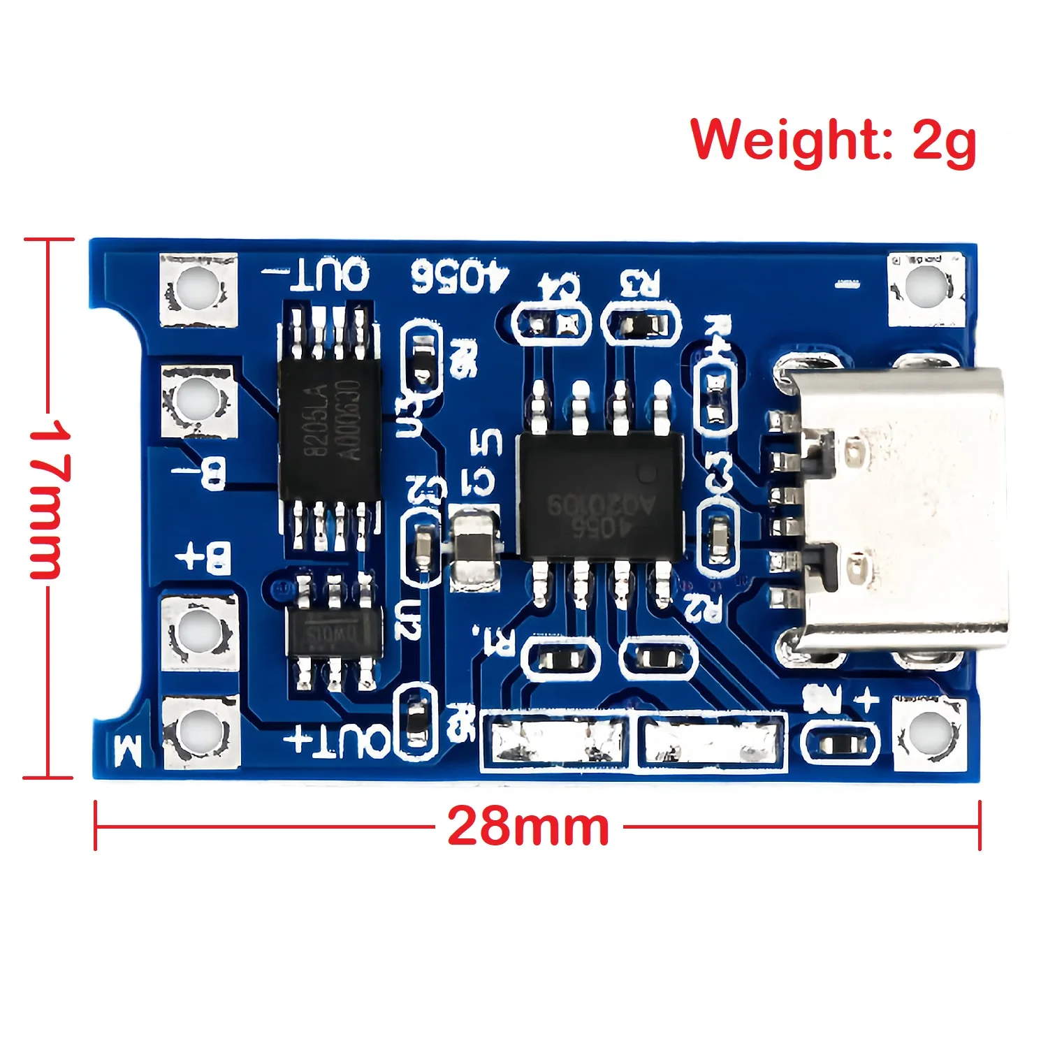 TP4056 5 V 1 A Typ-C USB Micro 18650 Lithium-Batterie-Ladegerät-Modul – Bild 5
