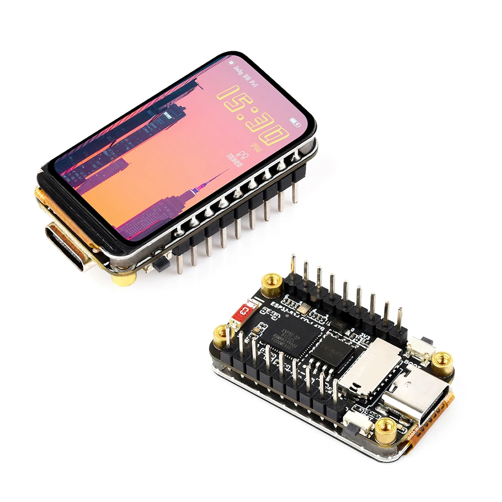 ESP32-S3 1,47-Zoll-IPS-LCD-Bildschirm-Entwicklungsboard, WiFi, Bluetooth, Dual-Core-Prozessor, 172 x 320