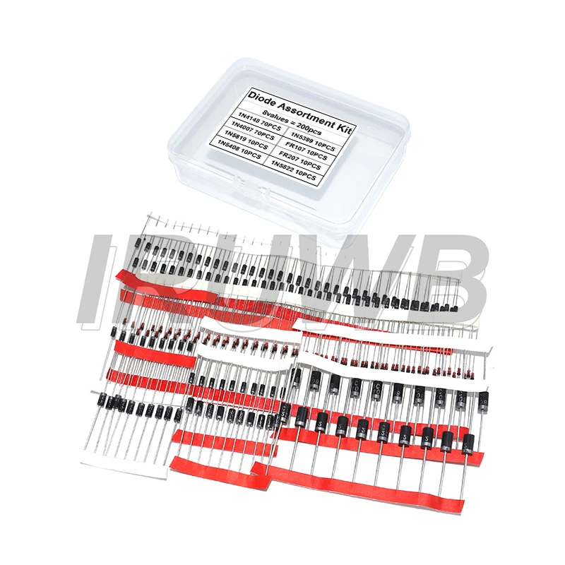 Gleichrichterdiode Schottky-Dioden-Kit 1N4007 1N4148 1N5408 1N5819 – Bild 5