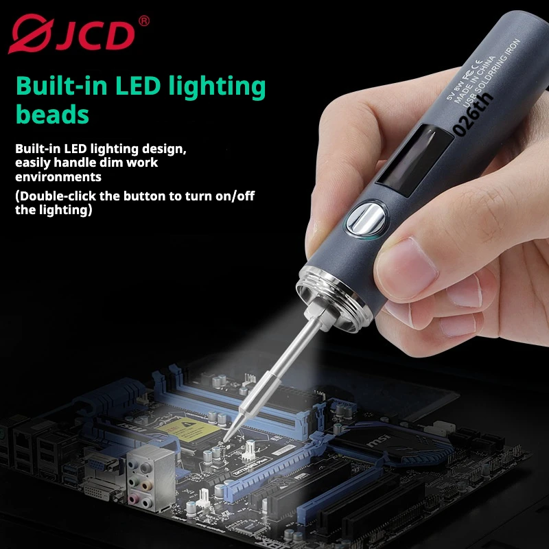 USB-Lötkolben mit Einstellbarer Temperatur 260-420°C ℃ Elektrischer – Bild 2