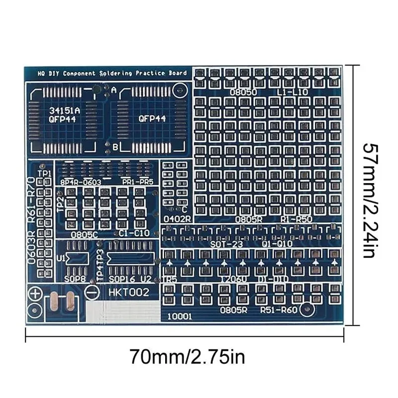 SMD/SMT Komponenten Löten Praxis Board Elektronische Projekt Kits DIY – Bild 5