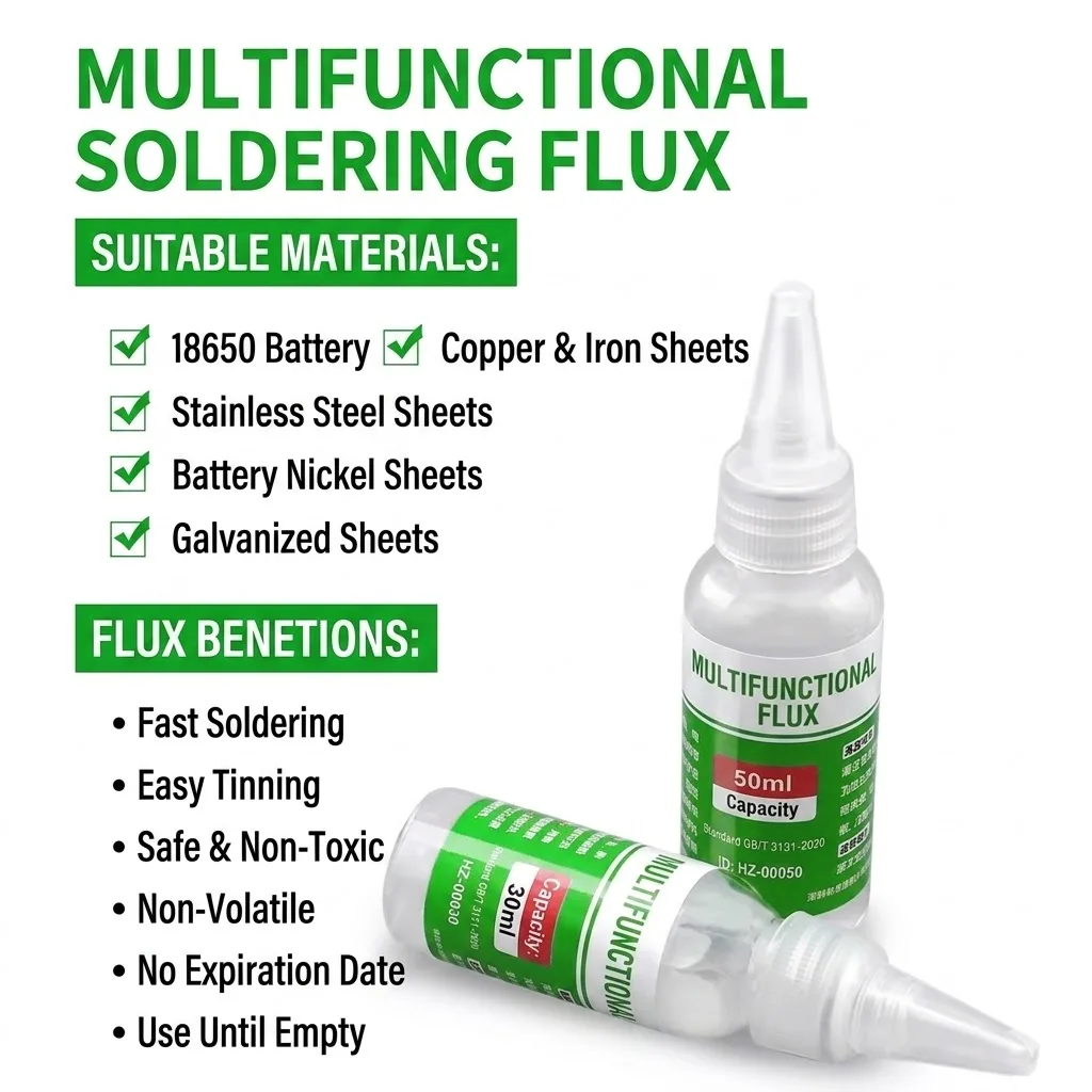 30ml/50ml Multifunktionales Flüssig-Lötflussmittel für Edelstahl – Bild 2