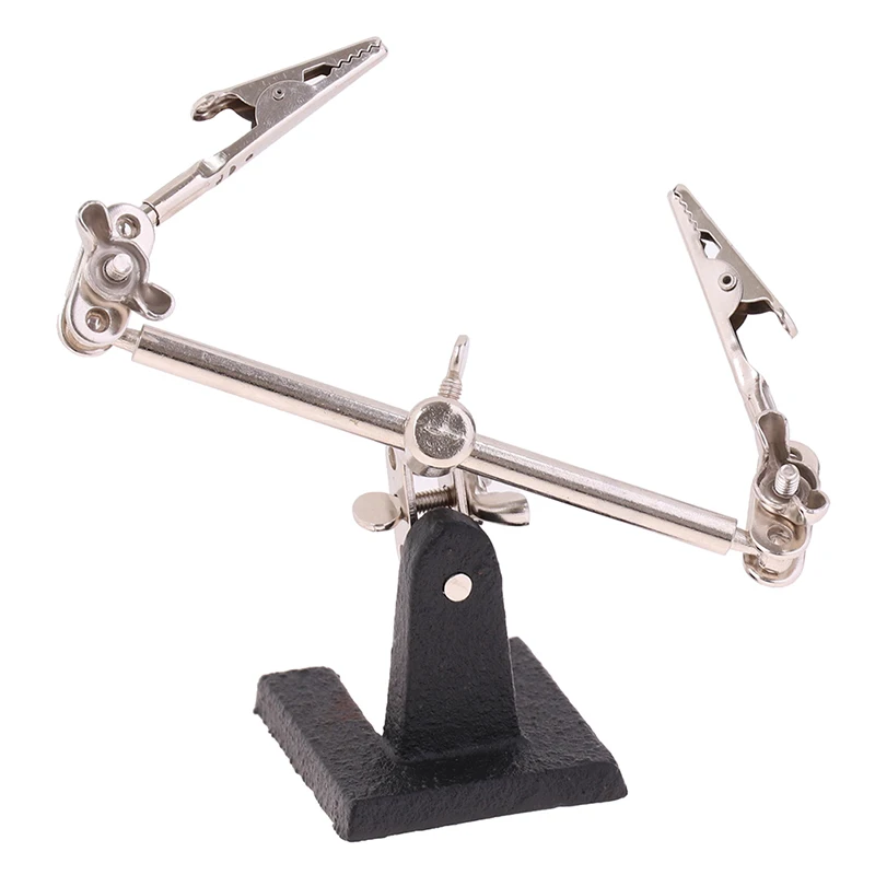 Dritte Hand Lötkolben Ständer Clamp Helping Hands Clip Werkzeug PCB – Bild 3
