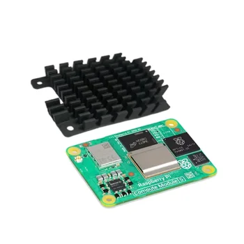 Raspberry Pi CM5 Aluminium Passiver Kühlkörper mit Wärmeleitpads für Compute Module 5 Kühlung