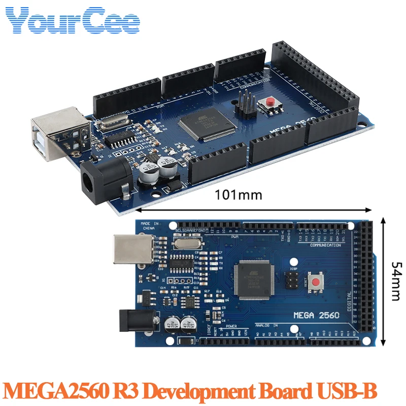 ATMEGA2560 ATMEGA2560-16AU CH340G R3 Embed Development Core Board – Bild 3
