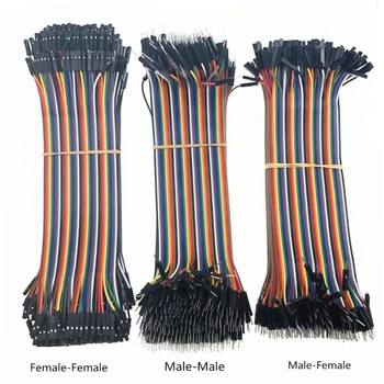 10CM 40-Pin Dupont Jumper-Kabel Stecker auf Stecker/Buchse/Stecker-Buchse Dupont-Kabel für Arduino Elektronik