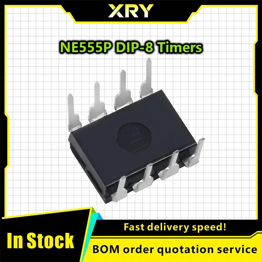 XRY 20-50 Stück integrierte Schaltkreise NE555 NE555P 555 DIP-8 Timer – Bild 4