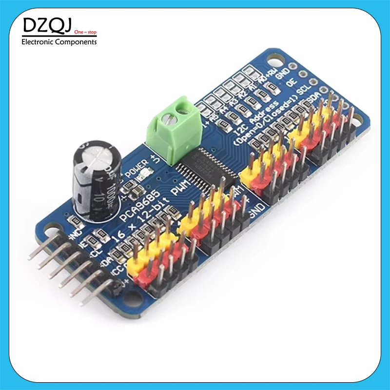 PCA9685PW 16-Kanal 12-Bit PWM/Servo-Treiber-I2C-Schnittstelle – Bild 6