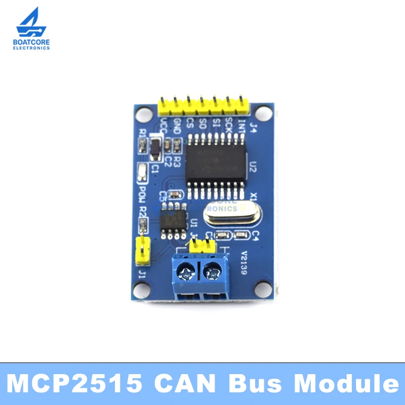MCP2515 TJA1050 CAN-Bus-Modul, SPI-Empfänger-Treiberplatine für Arduino, 51 ARM-Controller-Schnittstelle