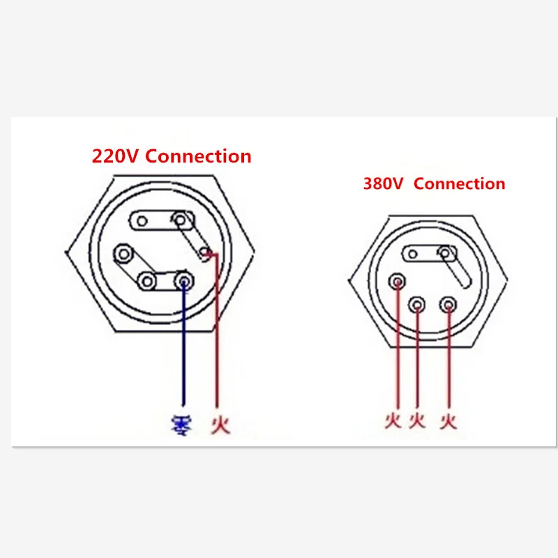 4,5 kW, 220/380 V, Heizelement U-förmig DN40 (47 mm). Elektrische – Bild 4
