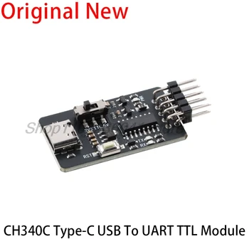 CH340C CH340 Typ-C USB Zu UART TTL Modul 4Pin Serial Port Konverter STC ISP Mikrocontroller Automatische