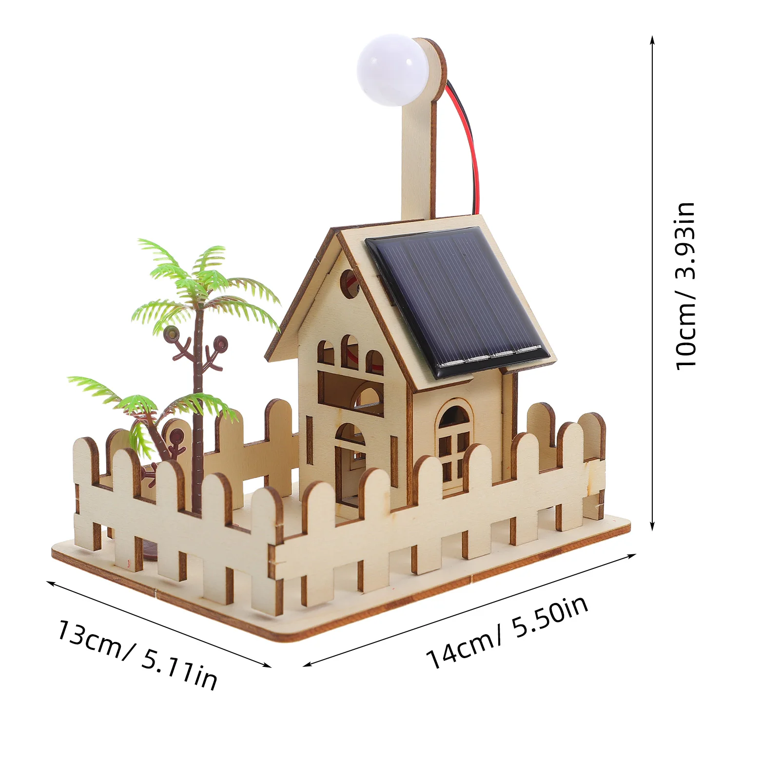 Solar Garten Licht Wissenschaft Kit DIY Lampe Modell Physik Experiment – Bild 6