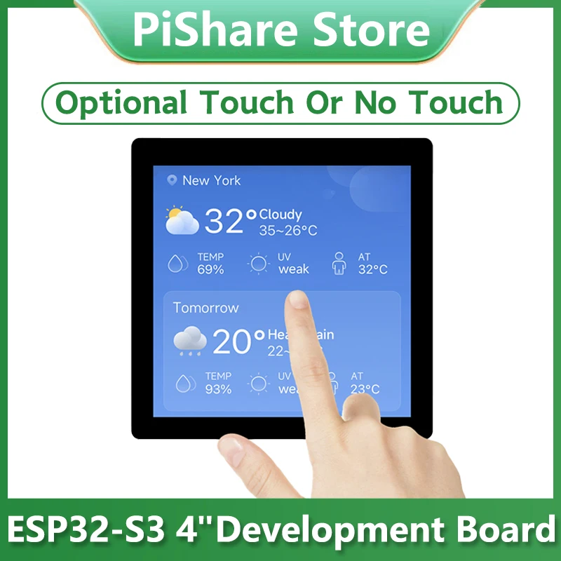 ESP32 S3 Entwicklungsboard 4 Zoll LCD 80x480 TouchScreen Display TVBOX LVGL HMI Sensor CAN RS485