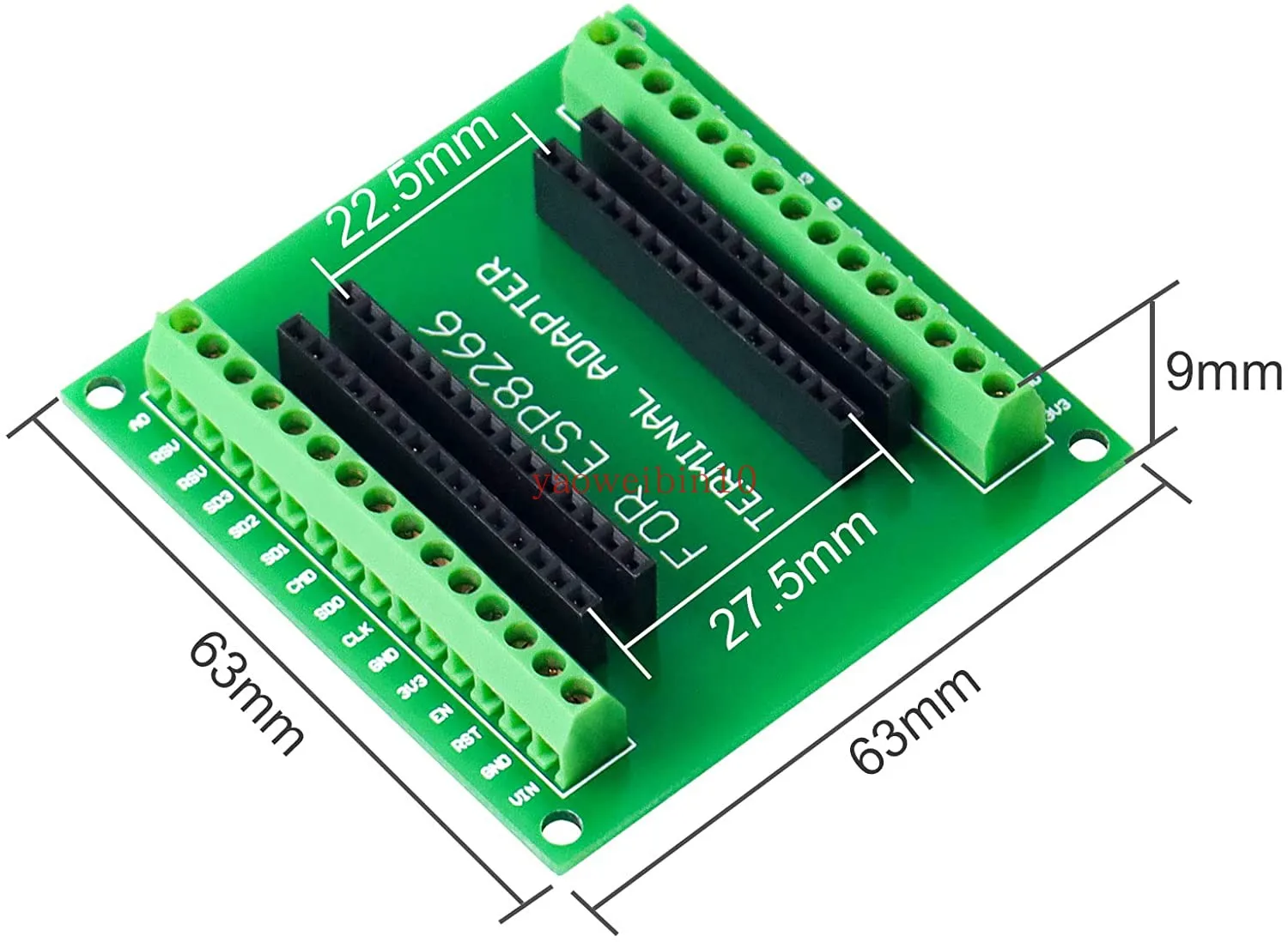ESP8266 expansion board terminal adapter ist kompatibel mit NODEMCU V2 – Bild 3