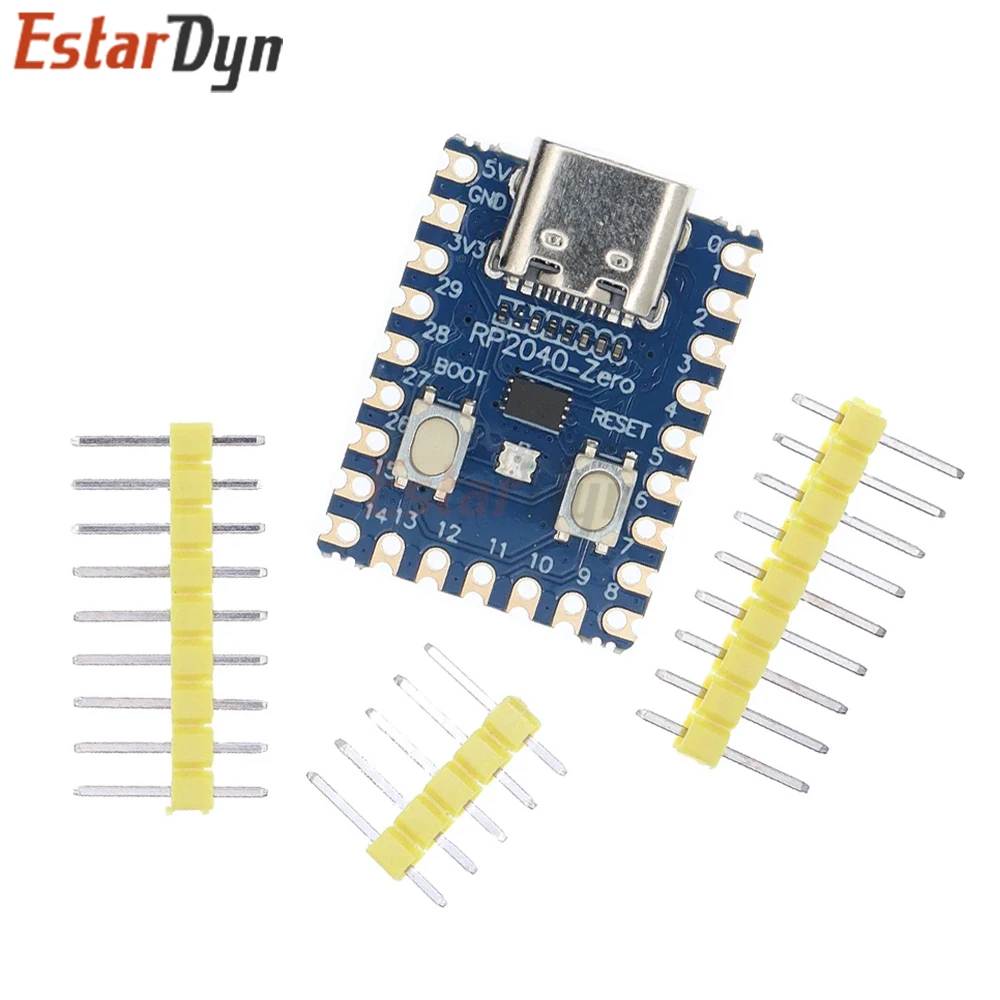 Estardyn RP2040-Zero RP2040 für Raspberry Pi Mikrocontroller PICO Entwicklungsboard Modul Dual-Core 2MB Flash