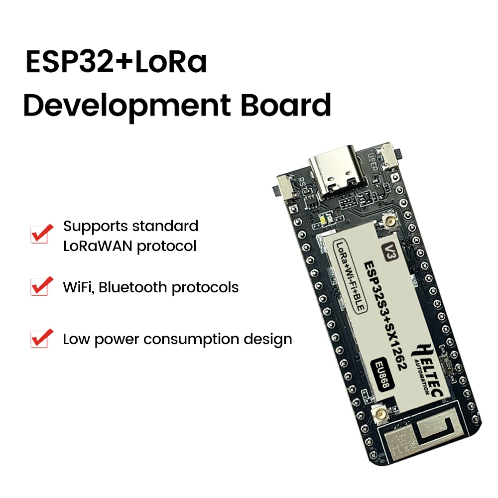 Stick Lite ESP32 LoRa V3 Entwicklungs platine ESP32-S3FN8 CP2102 SX1262 433-510MHZ 863-928MHZ WiFi