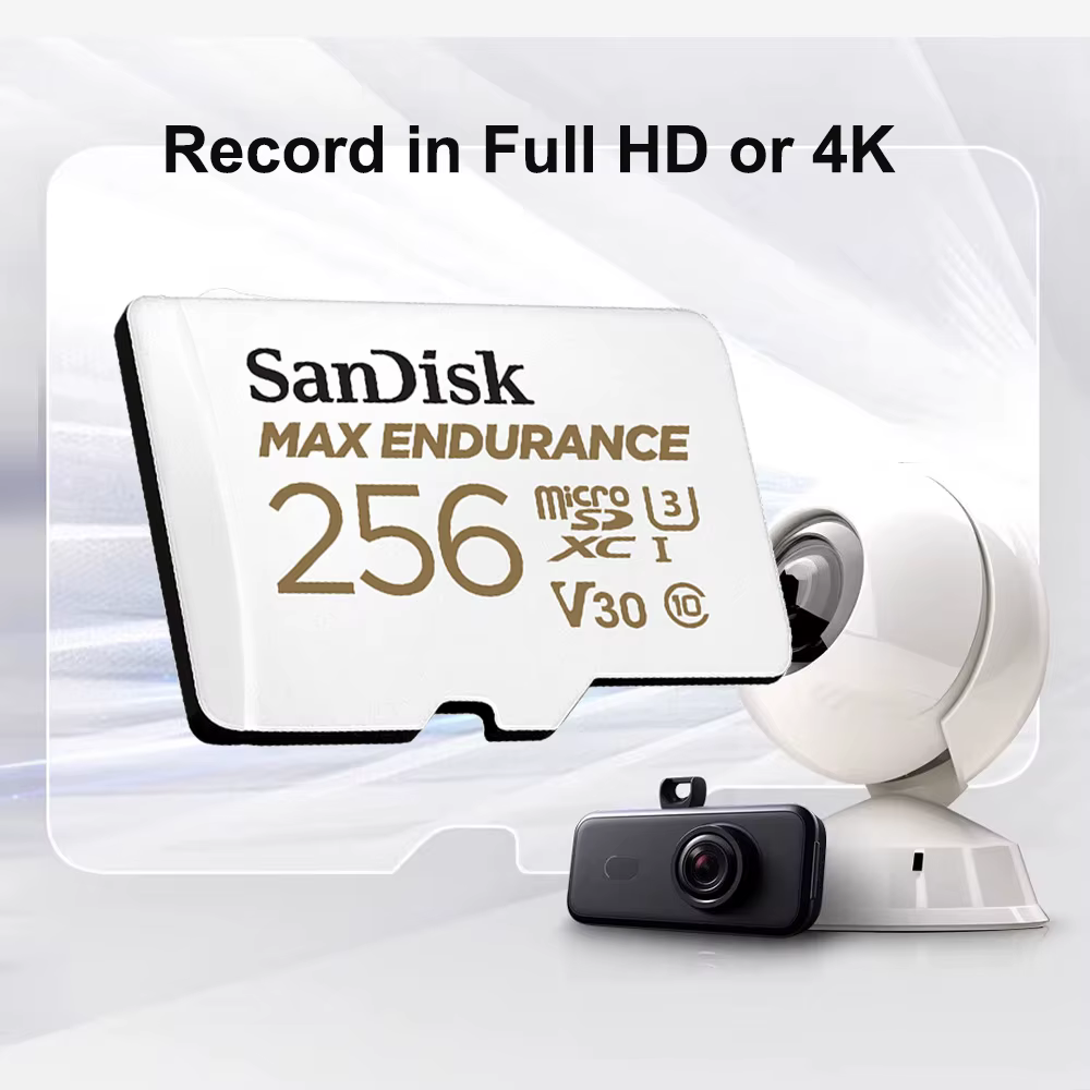 SanDisk MAX ENDURANCE MicroSD-Karte 32GB 64GB 128GB 256GB U3 4K Full – Bild 3