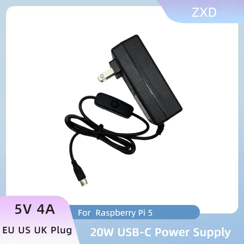 Orange Pi 5 Plus Netzteil 5V 4A Ladegerät 20W USB Typ C Netzteil EU US UK AU Stecker für OPI 5/5B/4 LTS