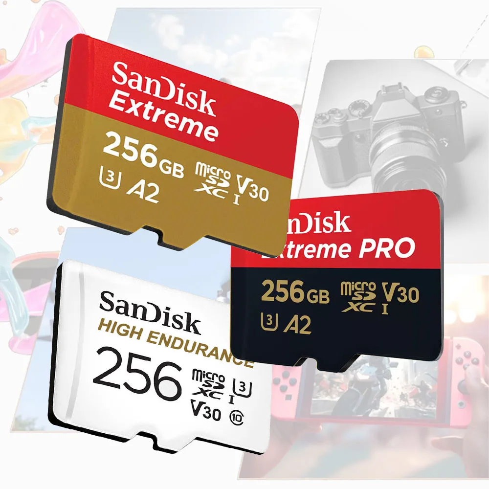 SanDisk High ENDURANCE Micro SD-Karte 32GB 64GB 128GB 256GB Hochgeschwindigkeits-Lese- und Schreibkarte