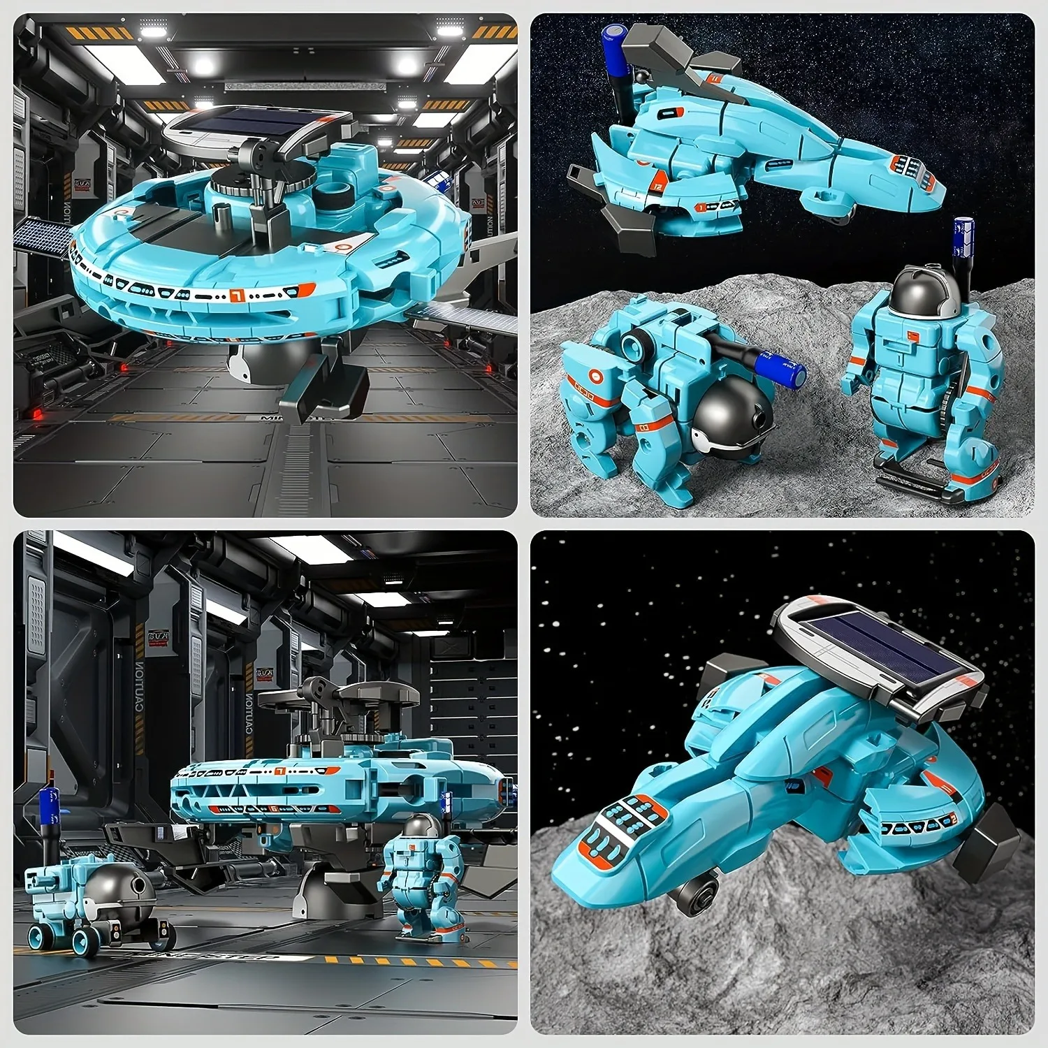 6-in-1 STEM Solar Roboter Kit Spielzeug Geschenke für Kinder – Bild 6