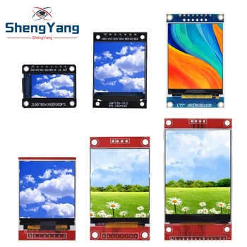 TFT Display 0,96/1,3/1,44/1,77/1,8/2,0/2,4/2,8 zoll IPS 7P SPI HD 65K Voll Farbe LCD Modul ST7735 Stick IC