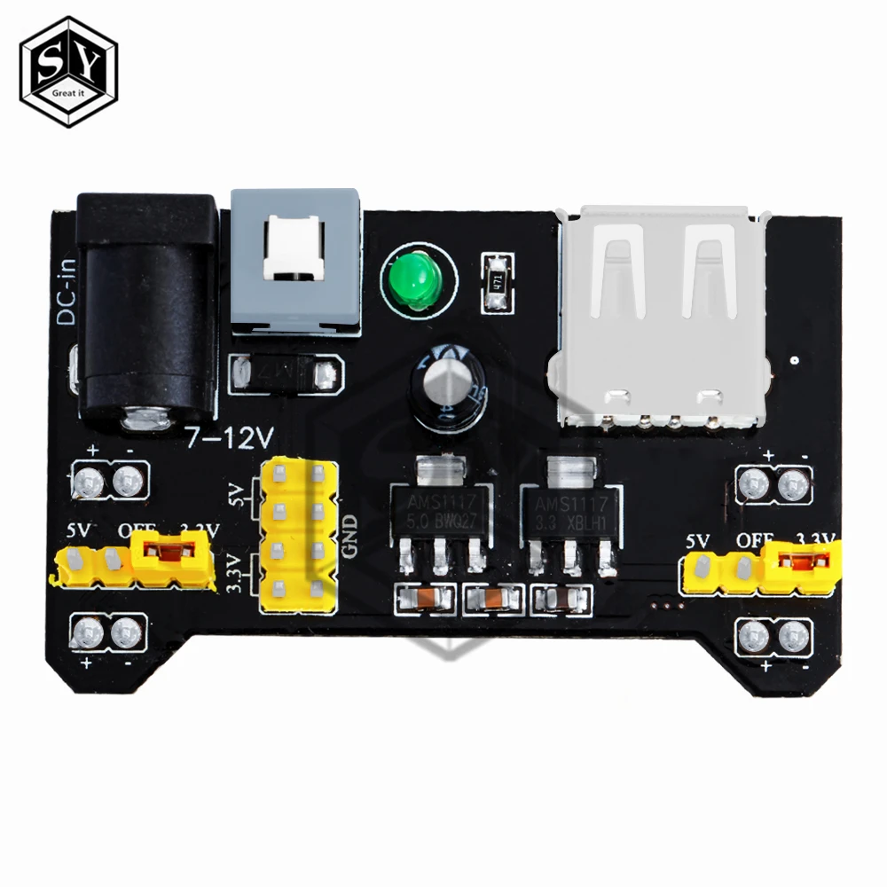 MB-102 Breadboard-Stromversorgungsmodul / MB102 Weißes – Bild 2