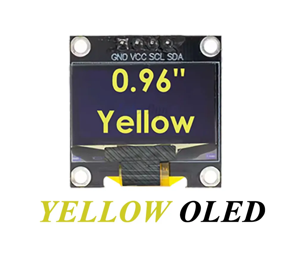 0,96 Zoll OLED-Displaymodul SSD1306-Treiber 128*64 Auflösung IIC I2C – Bild 4