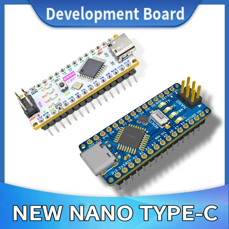 Nano 3.0-Entwicklungsboard (kompatibles Arduino Nano 3.0) TYPE-C Nano-Board CH340C ATMEGA328PB Chip N00010