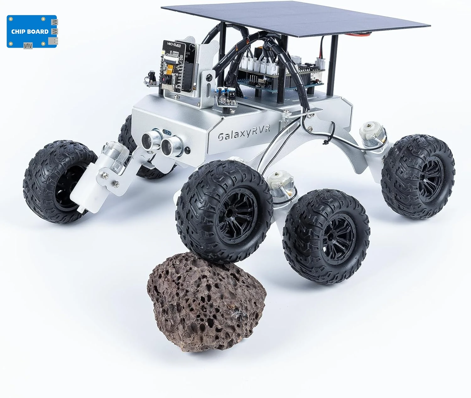 SunFounder GalaxyRVR Mars Rover: Arduino Uno R3 & ESP32-CAM Roboter-Car-Kit mit Batterien